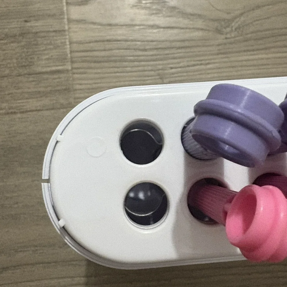 Vtg 1998 Conair Hot Sticks 14 Flexible Rollers HS18R 2 Sizes Purple Pink TESTED